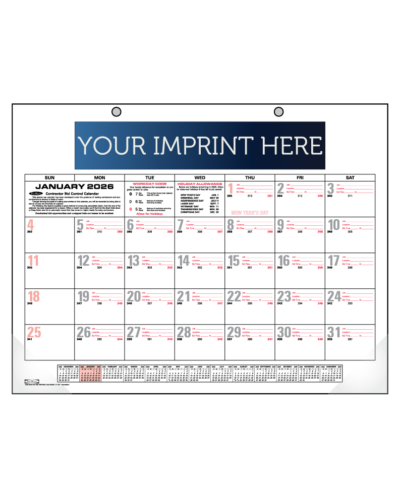 BidMaster Desk Pad Calendar - 2026