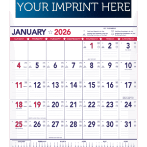Contractor Memo Calendar - Patriotic