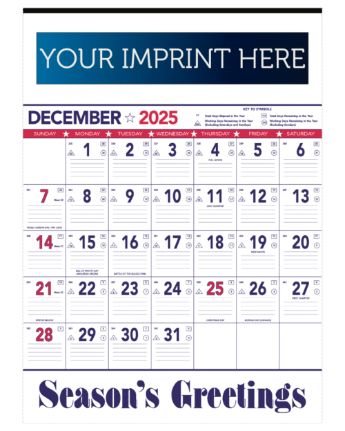 Contractor Memo Calendar - Patriotic - Image 2