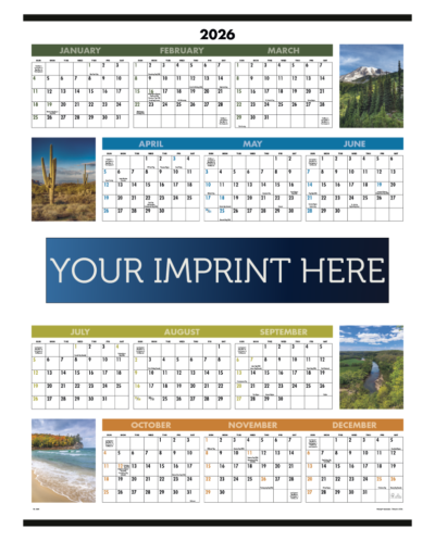 Scenic Span-A-Year Calendar