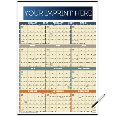 Time Management Span-A-Year - Laminated