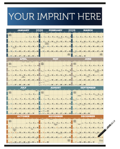 Time Management Span-A-Year - Laminated