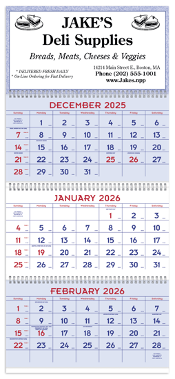 Red & Blue Commercial Planner
