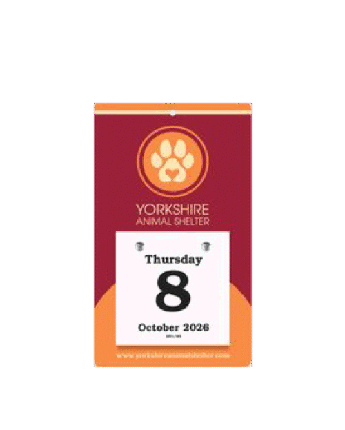 Daily Date Value Calendar – 4-1/4" x 7"