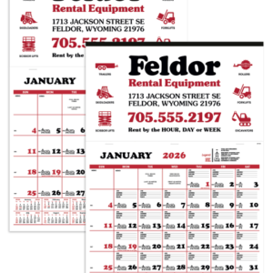 Contractor's Apron Calendar