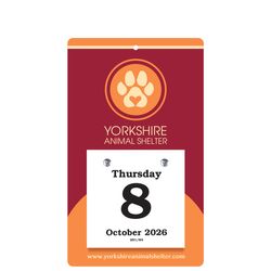 Daily Date Value Calendar – 4-1/4" x 7"