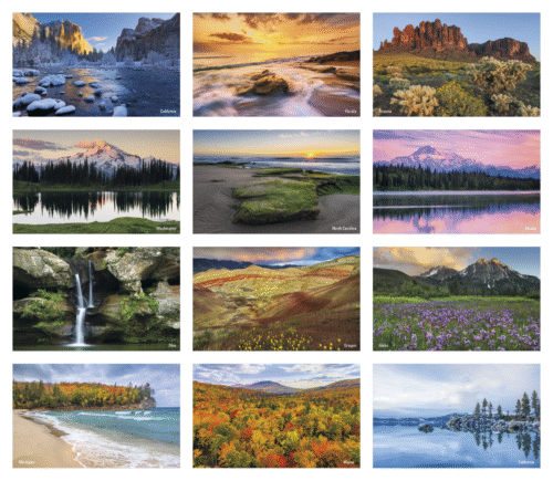 Press-N-Stick Calendar - Scenic - Image 2