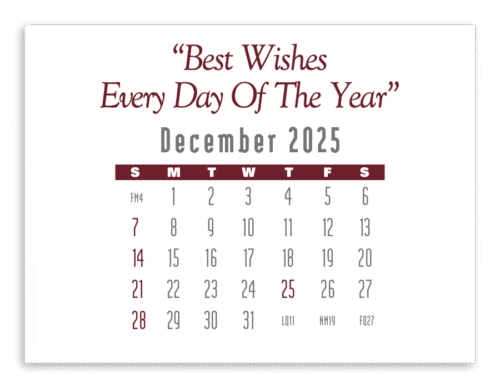 Press-N-Stick Calendar - Contemporary Design - Image 2