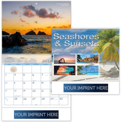 Seashores & Sunsets Calendar