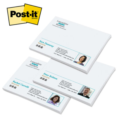 Post-it® Custom Printed Notes - 3" x 4"
