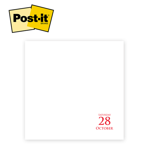 Post-it® Custom Printed Notes Calendar Cubes - Image 2